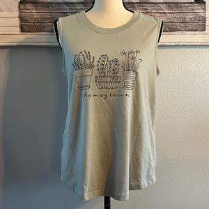 🎽Time and Tru Like New Woman’s Green Tank Top Size Medium